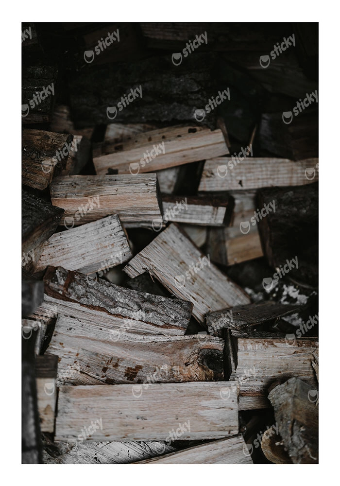 Poster RUSTIC FARMHOUSE WOOD LOGS 4