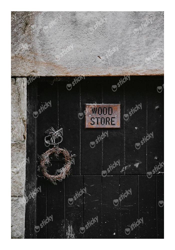 Poster RUSTIC FARMHOUSE WOOD STORE