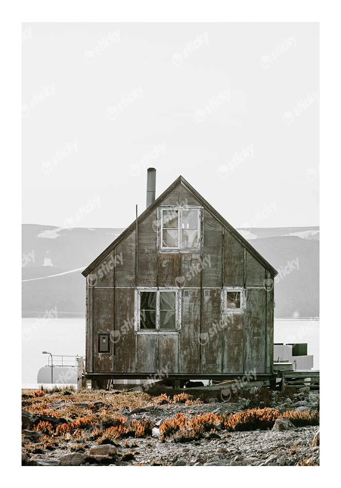 Poster RUSTIC FARMHOUSE WOODEN CABIN