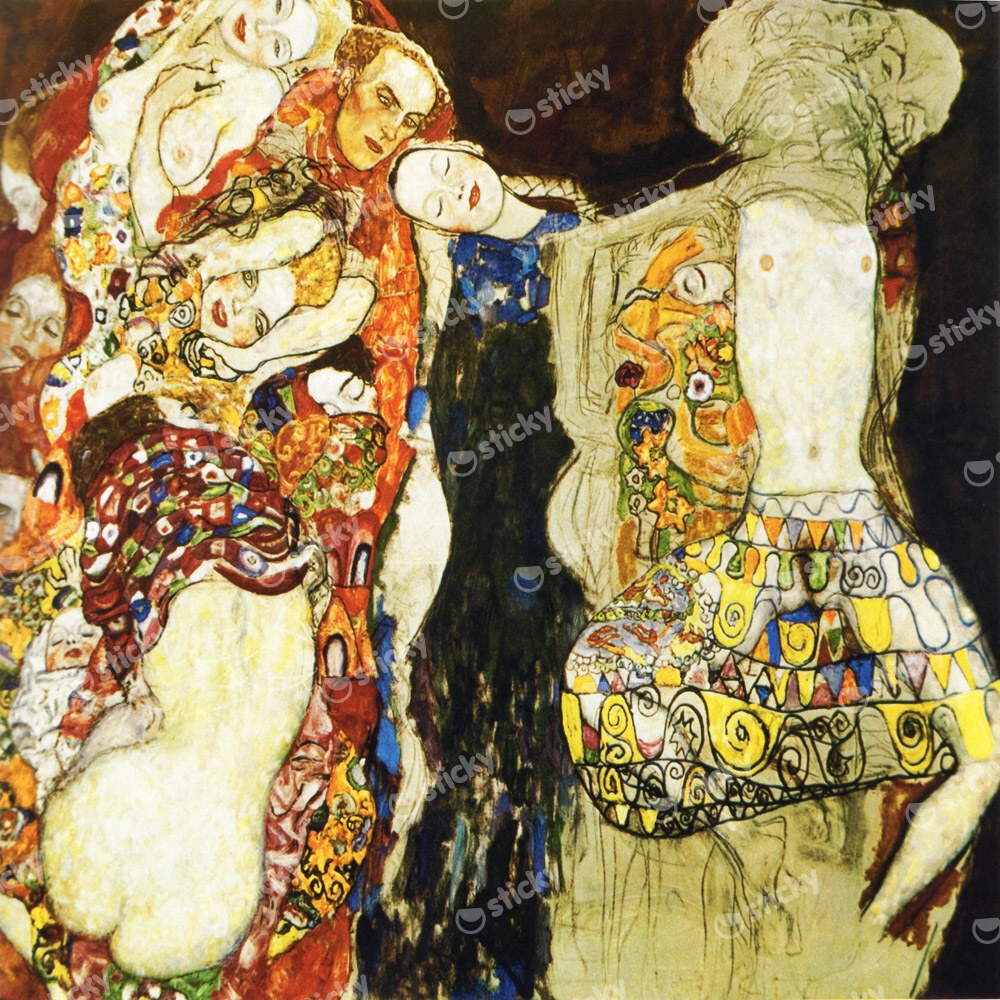 Πινακας σε καμβα KLIMT - BRIDES
