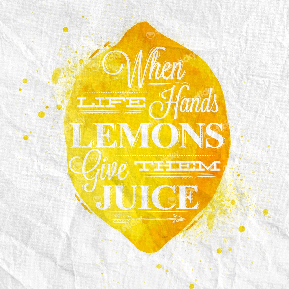 Πινακας σε καμβά LEMON