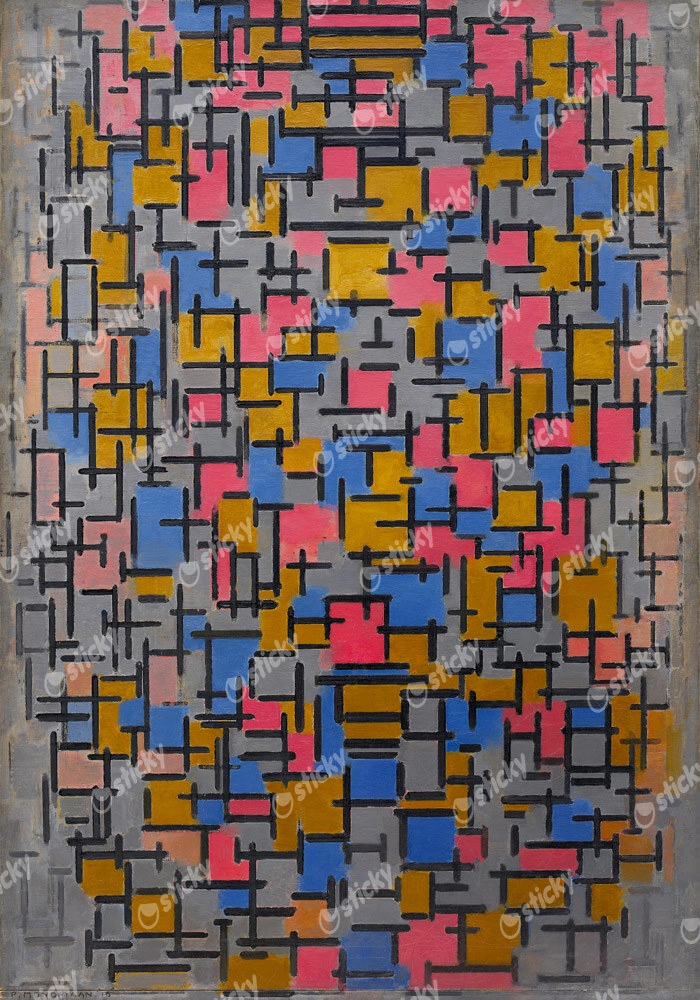 Πινακας σε καμβά MONDRIAN - COMPOSITION