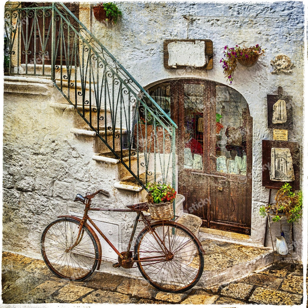 Πίνακας σε καμβά OLD STREETS OF ITALY