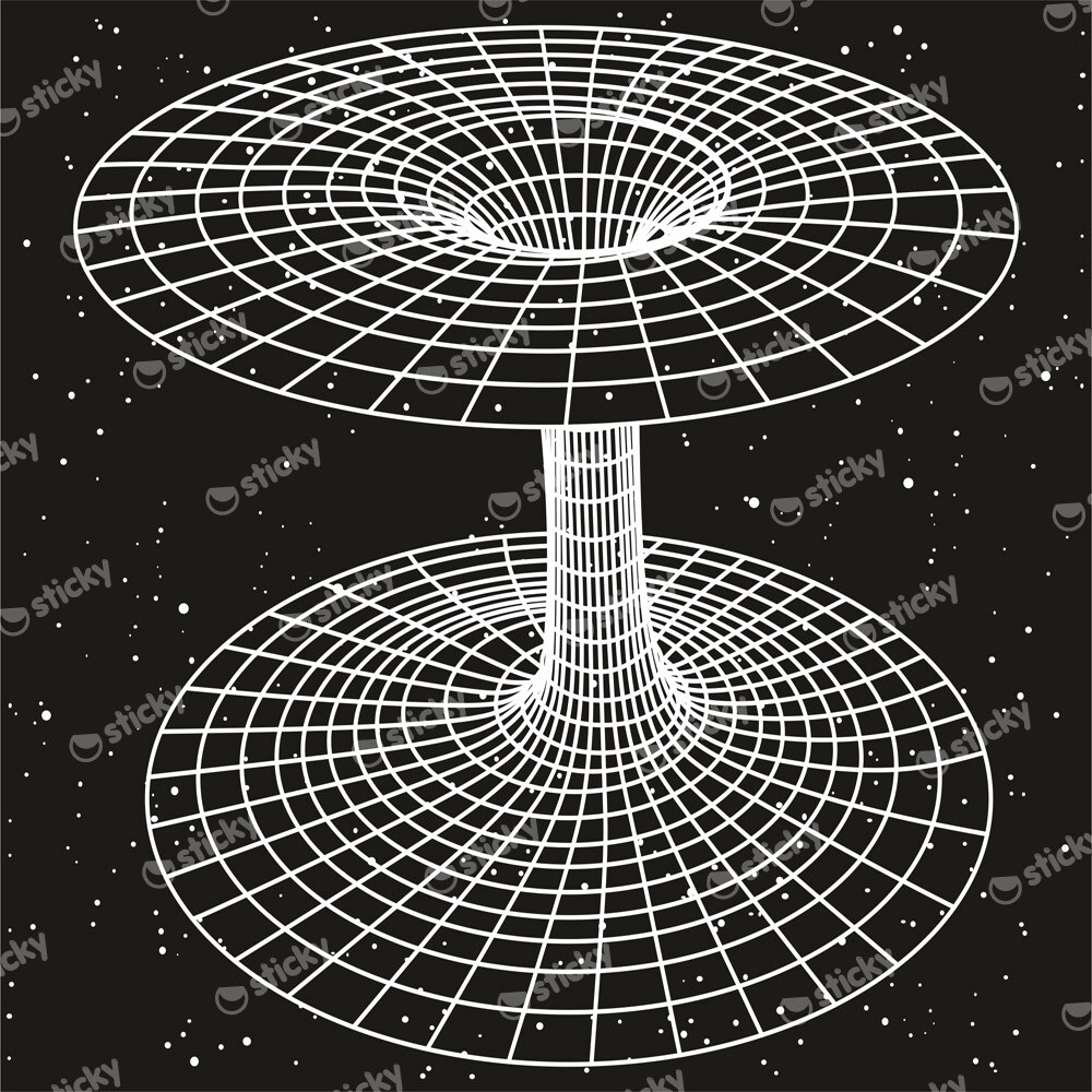 Πίνακας σε καμβά RELATIVITY THEORY BLACK HOLE