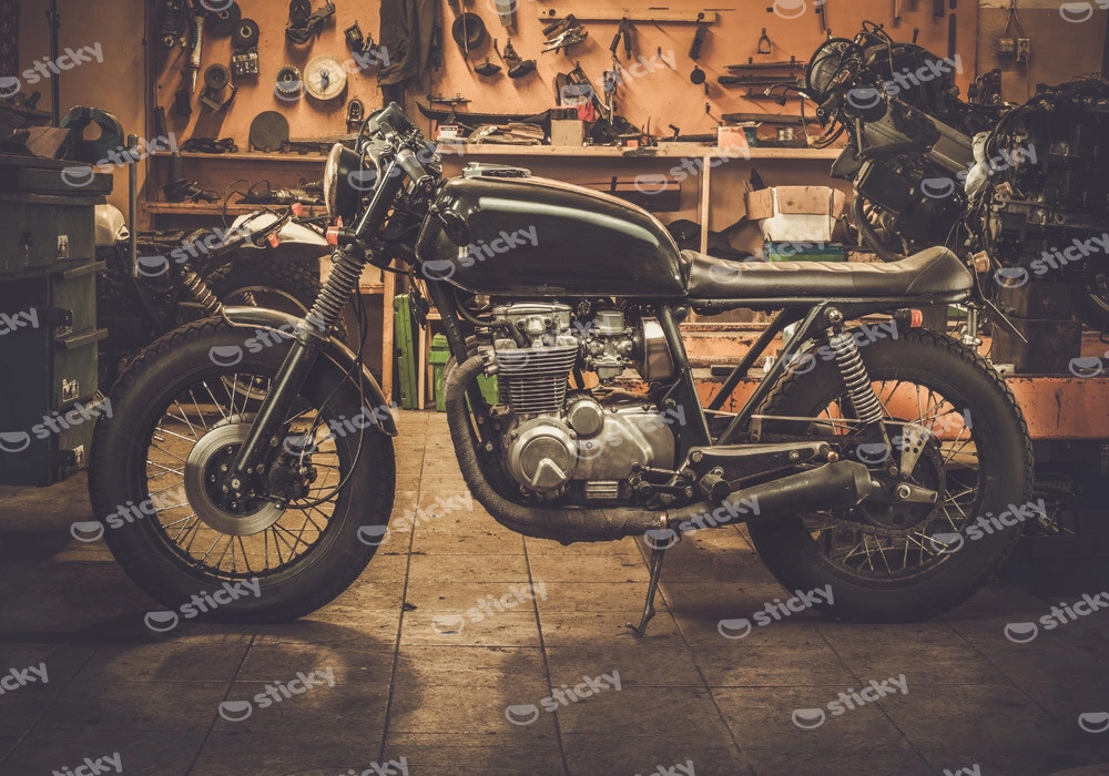 Πινακας σε καμβά VINTAGE MOTORCYCLE