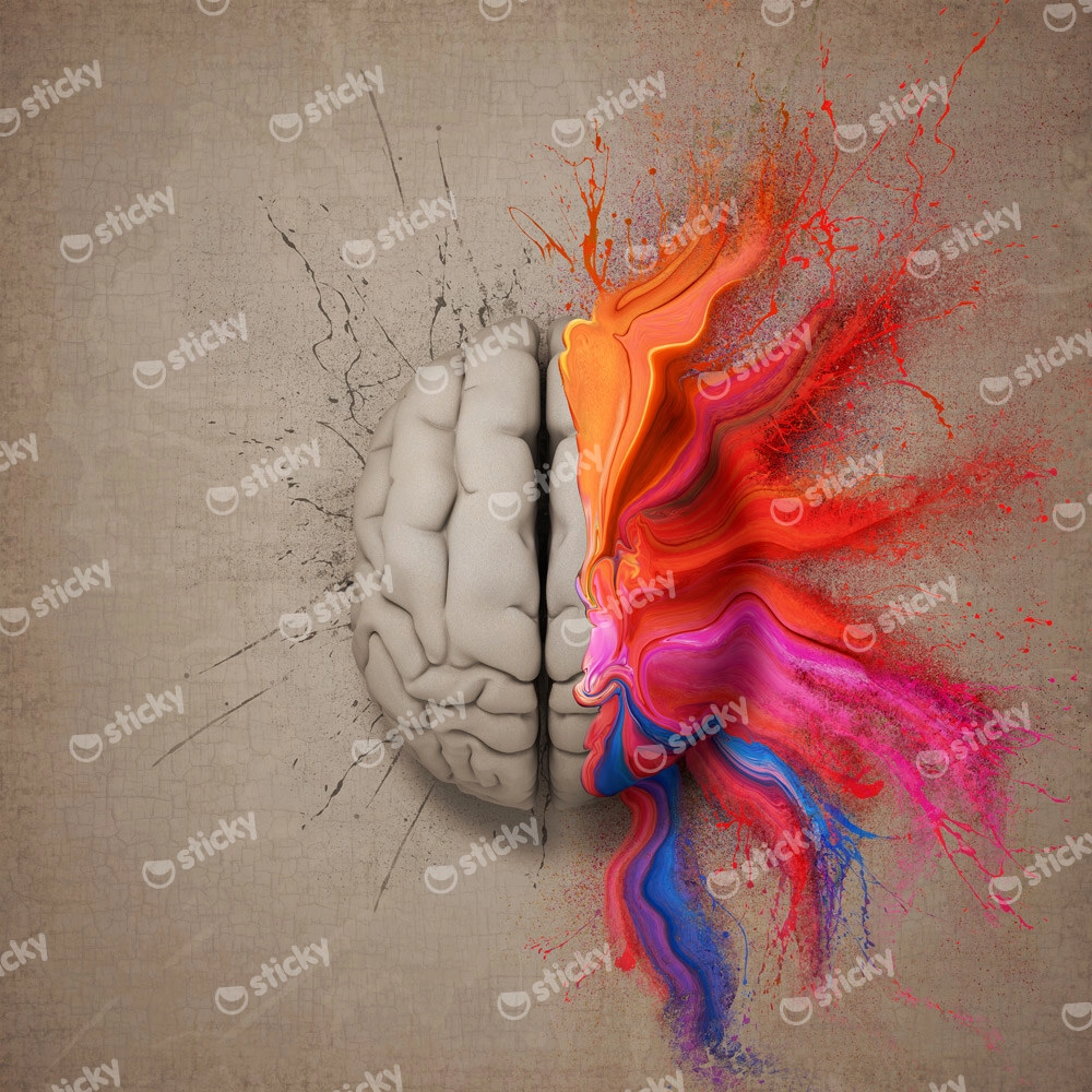 Πίνακας σε καμβά CREATIVE MIND