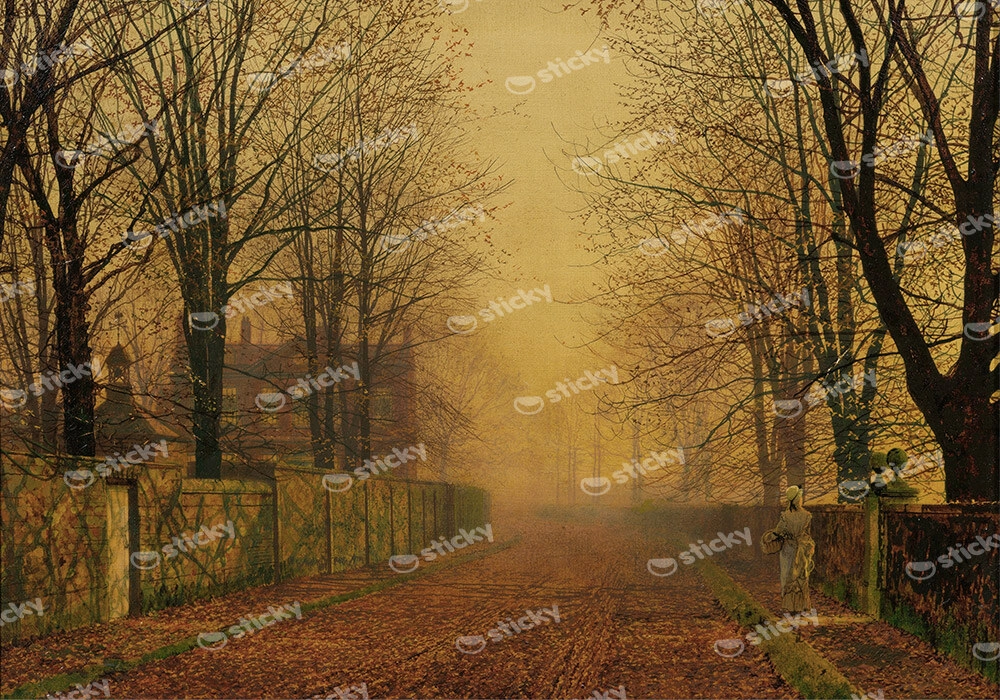 Πινακας σε καμβά JOHN ATKINSON EVENING GLOW