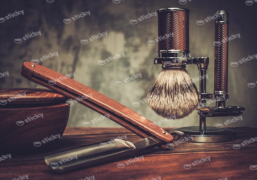 Πινακας σε καμβά SHAVING TOOLS