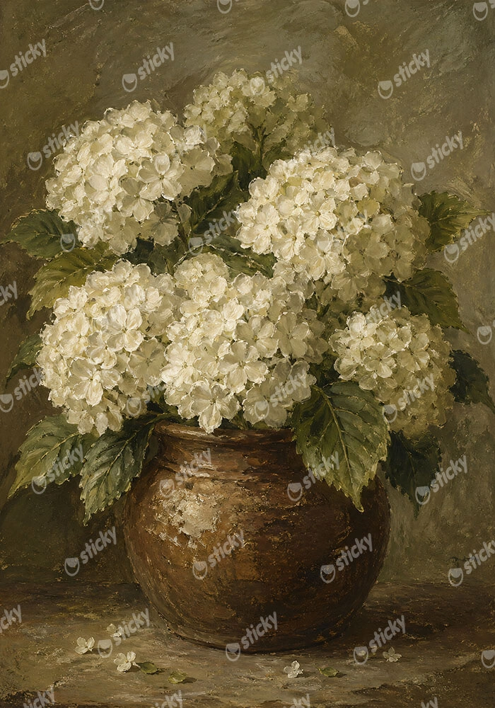 Πίνακας σε Καμβά VINTAGE DARK ACADEMIA FLOWER VASE 22