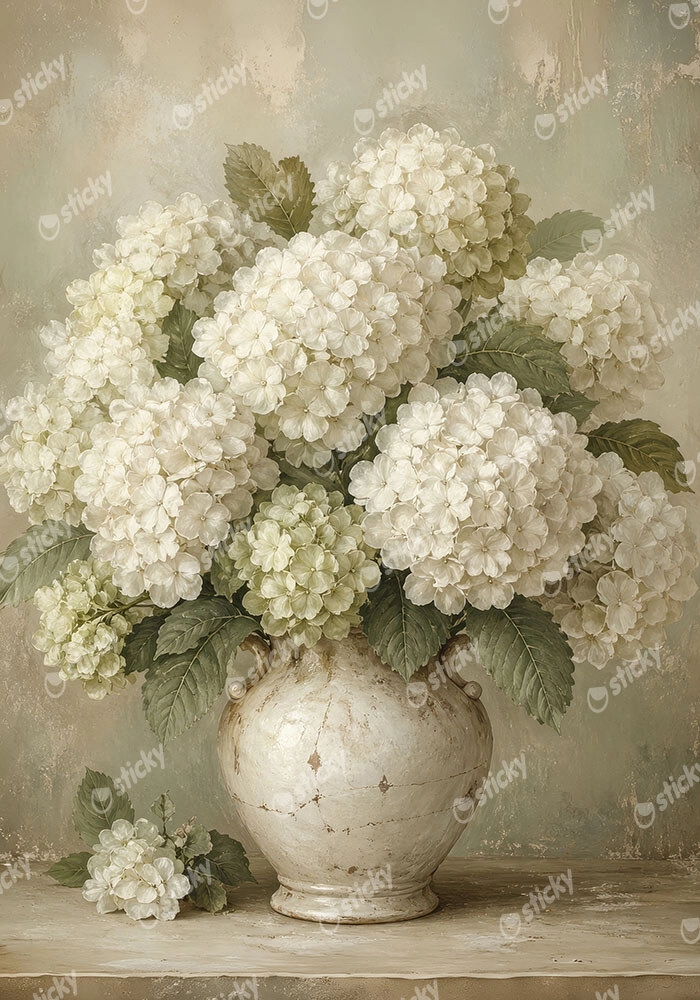 Πίνακας σε Καμβά VINTAGE DARK ACADEMIA FLOWER VASE 4