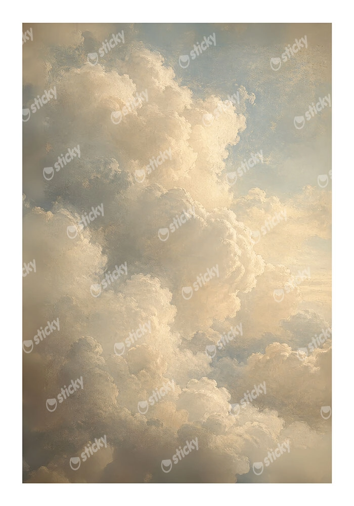 Poster VINTAGE DARK ACADEMIA CLOUDS