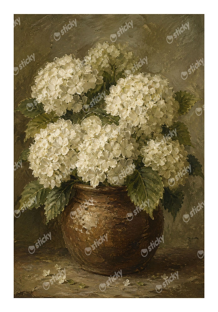 Poster VINTAGE DARK ACADEMIA FLOWER VASE 22