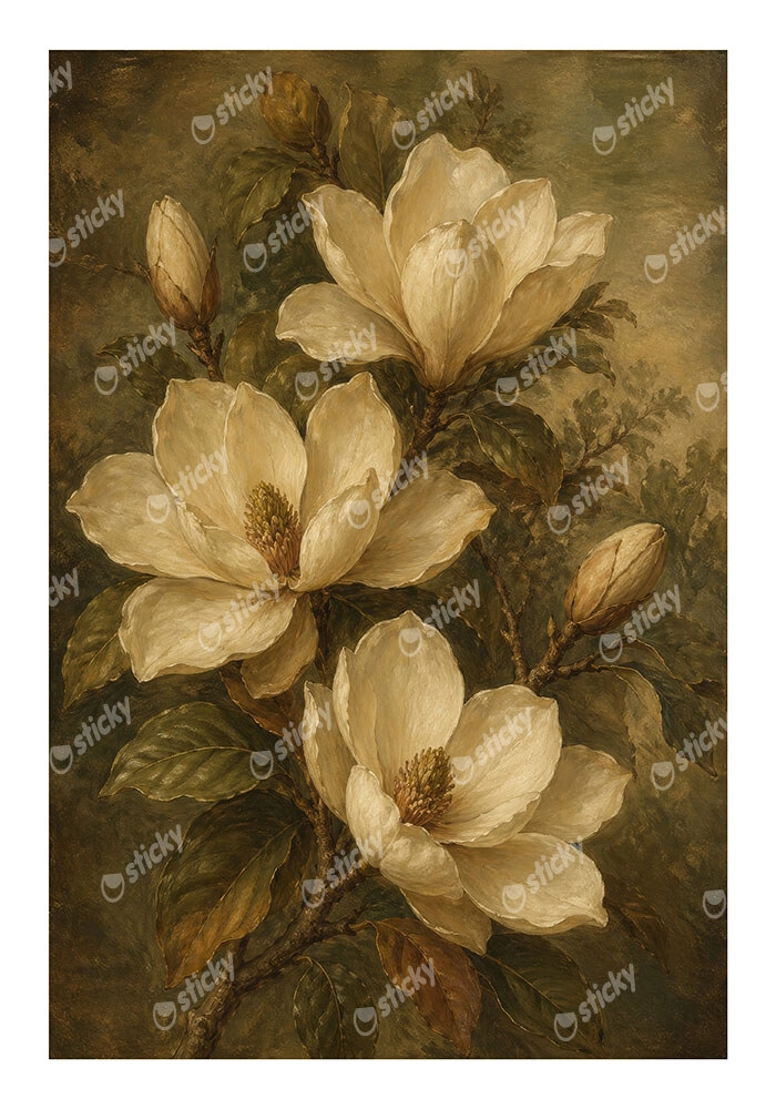 Poster VINTAGE DARK ACADEMIA PLANT 11