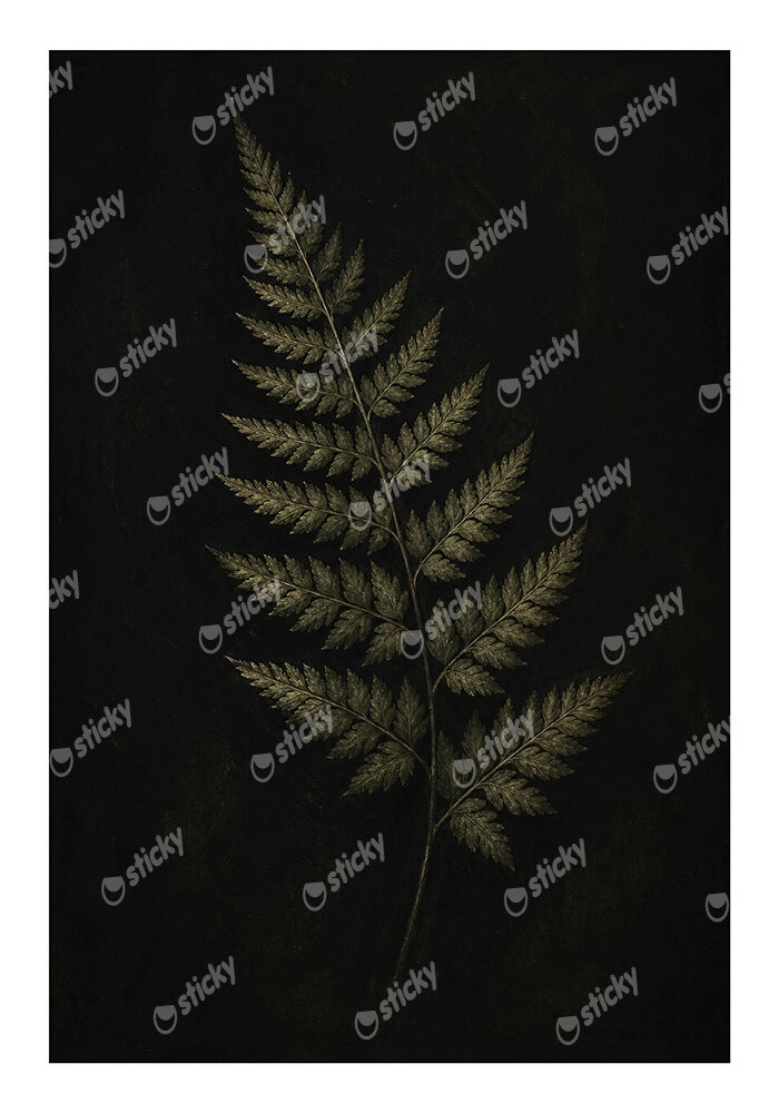 Poster VINTAGE DARK ACADEMIA PLANT 28