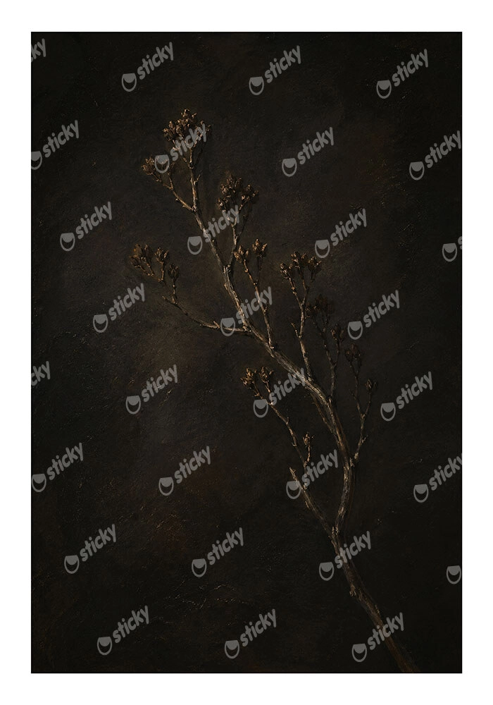 Poster VINTAGE DARK ACADEMIA PLANT 29