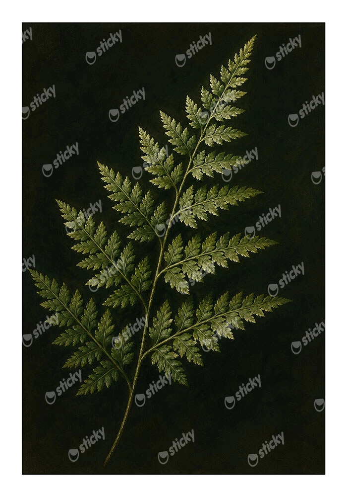 Poster VINTAGE DARK ACADEMIA PLANT 30