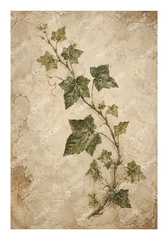 Poster VINTAGE DARK ACADEMIA PLANT 33