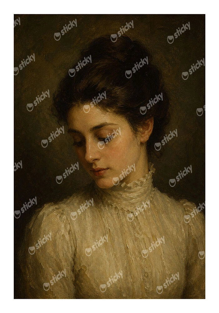 Poster VINTAGE DARK ACADEMIA WOMAN 16