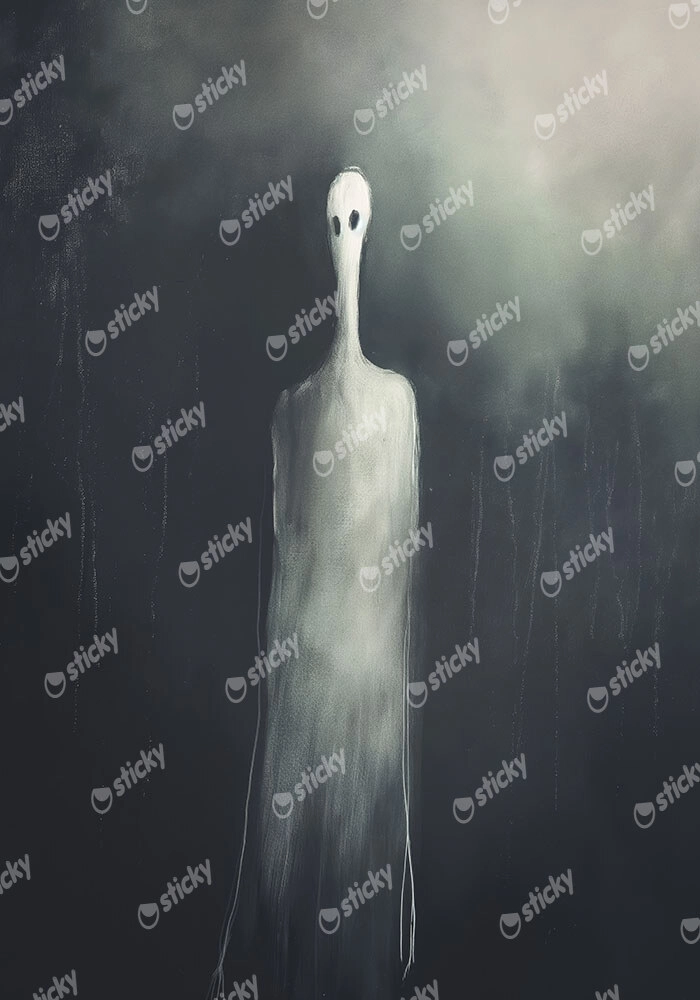 Πίνακας σε Καμβά VINTAGE AUTUMN HALLOWEEN GHOST 6