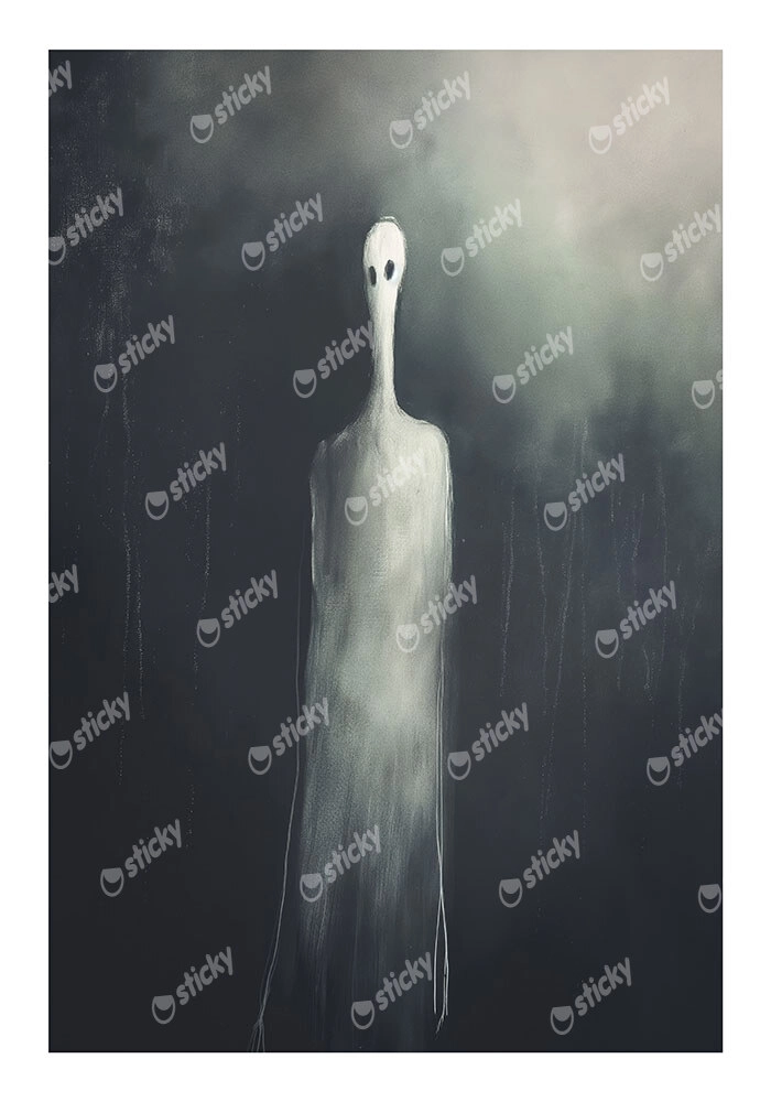 Poster VINTAGE AUTUMN HALLOWEEN GHOST 6