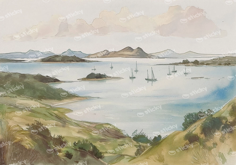 Πίνακας σε Καμβά ANTIQUE VINTAGE BOATS