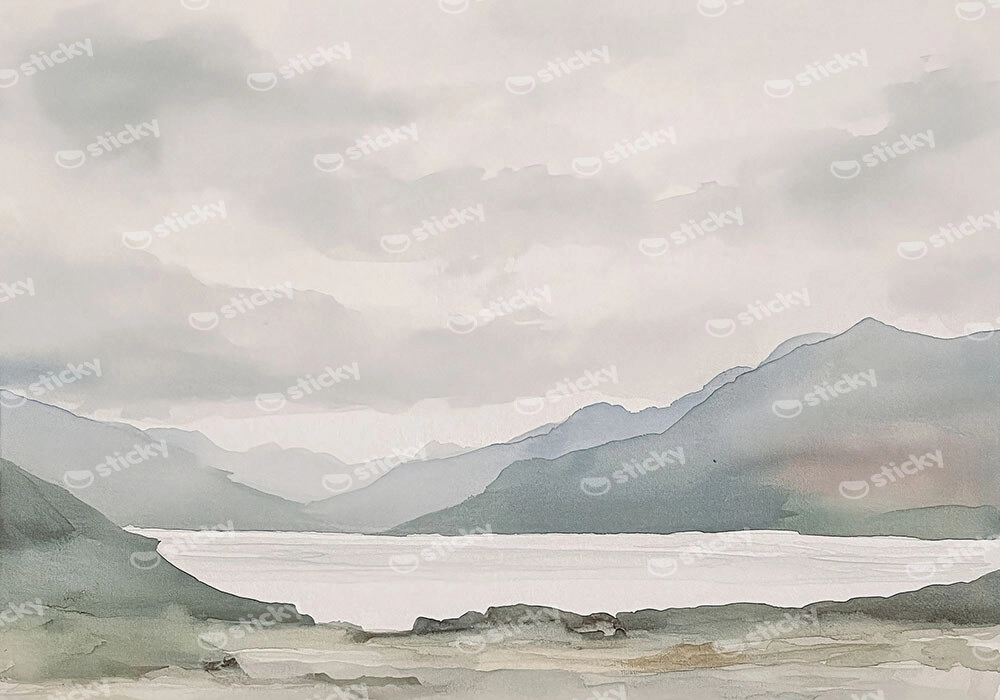 Πίνακας σε Καμβά ANTIQUE VINTAGE LANDSCAPE