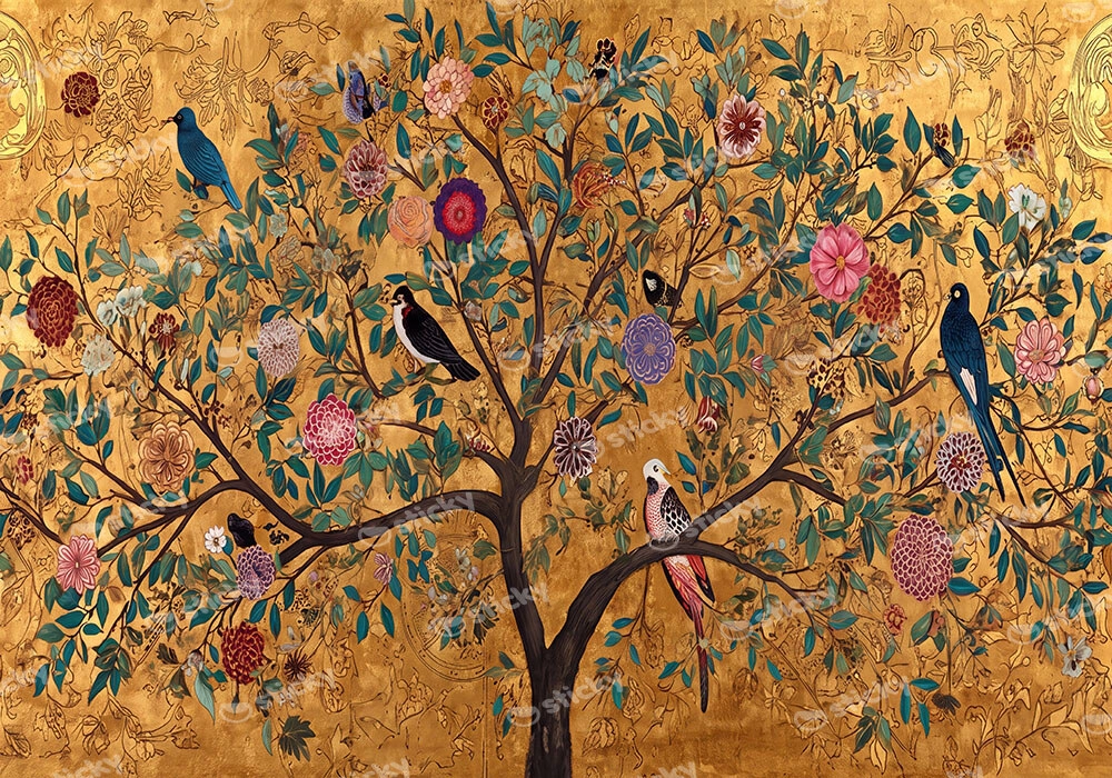 Πίνακας σε Καμβά GOLDEN TREE OF LIFE