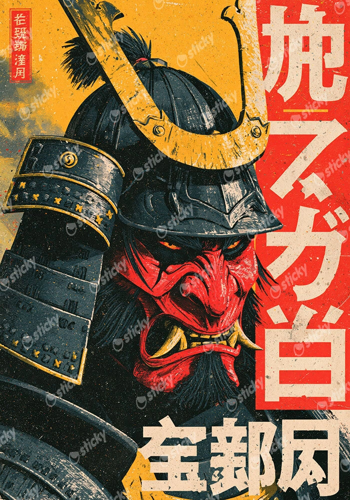 Πίνακας σε Καμβά JAPANESE SAMURAI WARRIOR 2