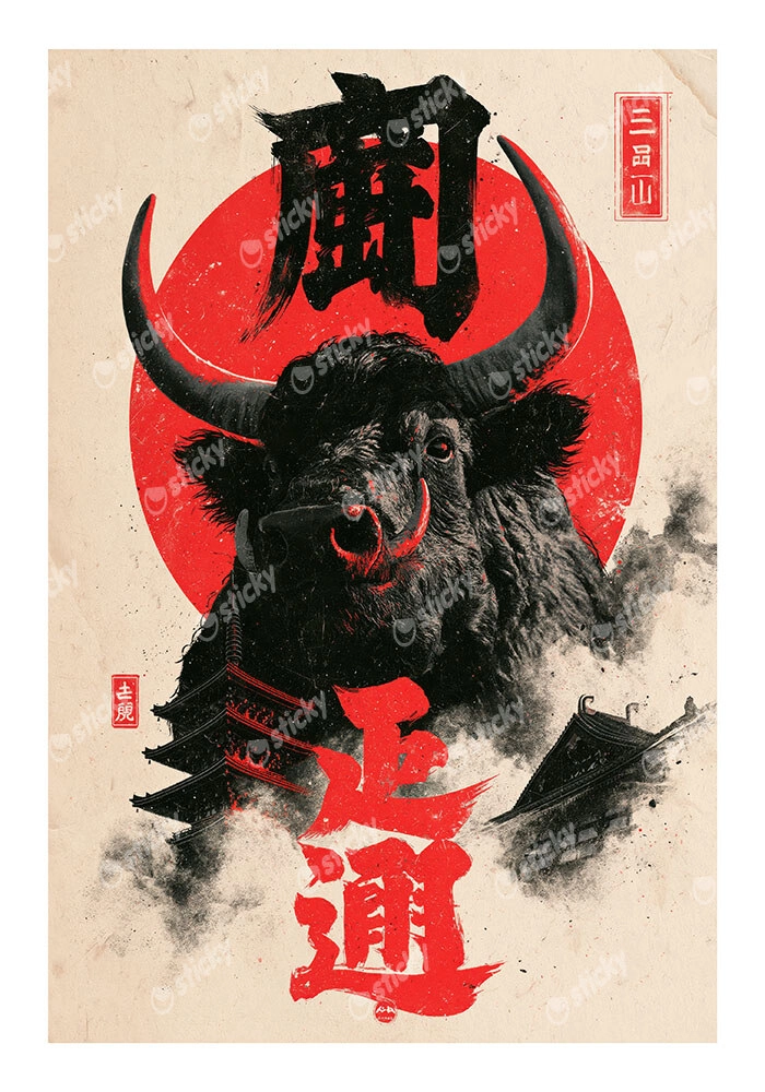 Poster JAPANESE BULL
