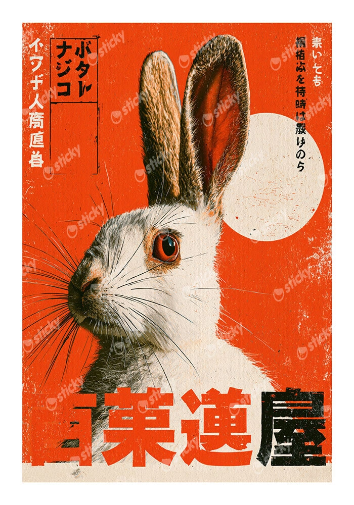 Poster JAPANESE BUNNY