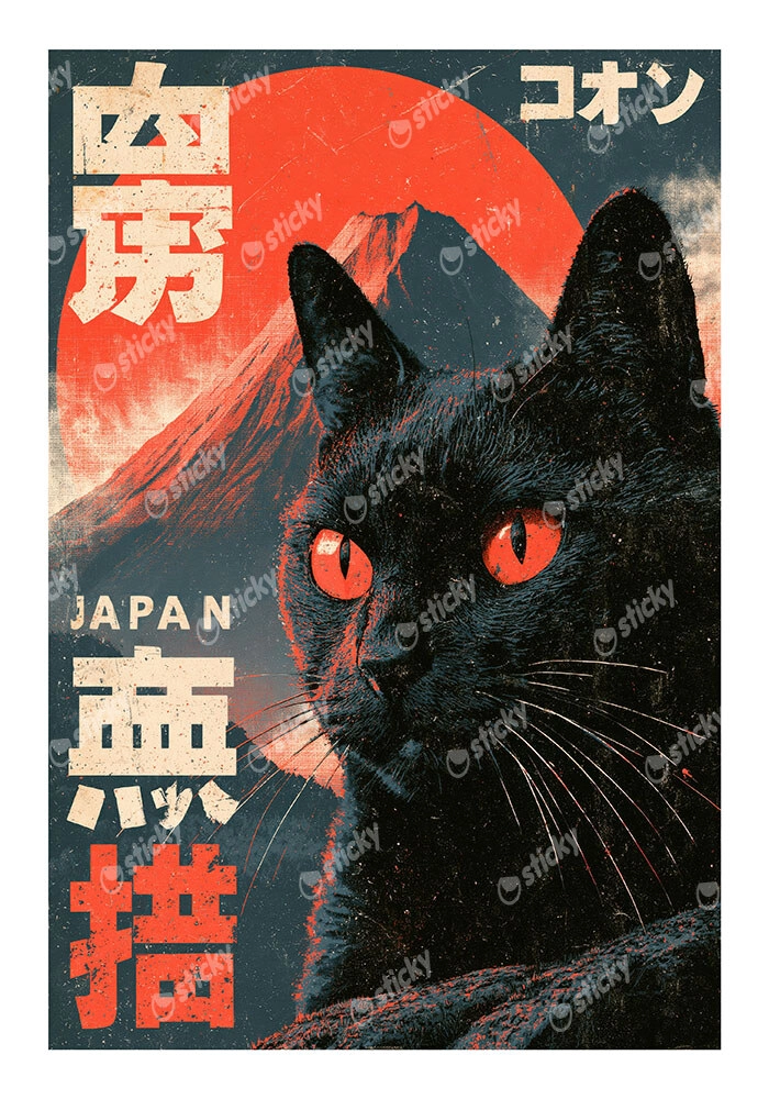 Poster JAPANESE CAT 2