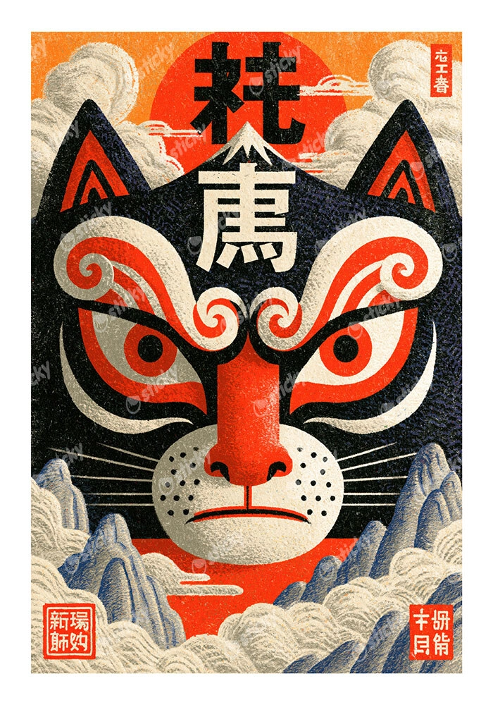 Poster JAPANESE CAT