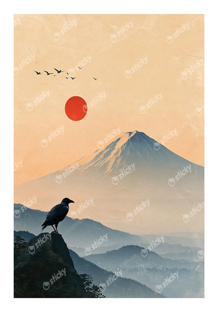 Poster JAPANESE CROW