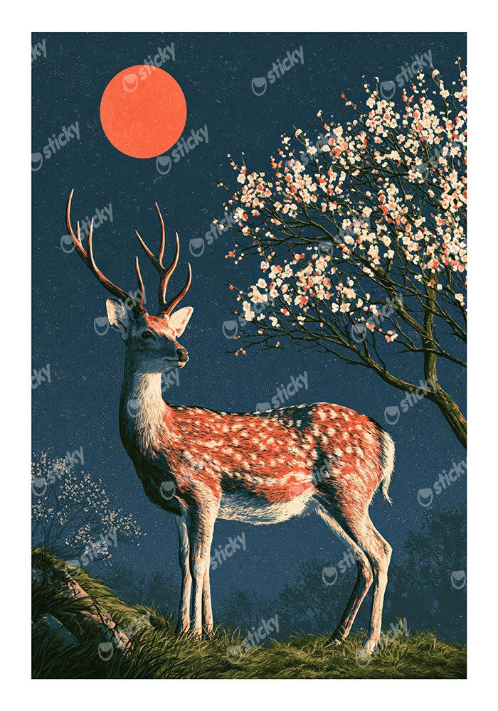 Poster JAPANESE DEER 3