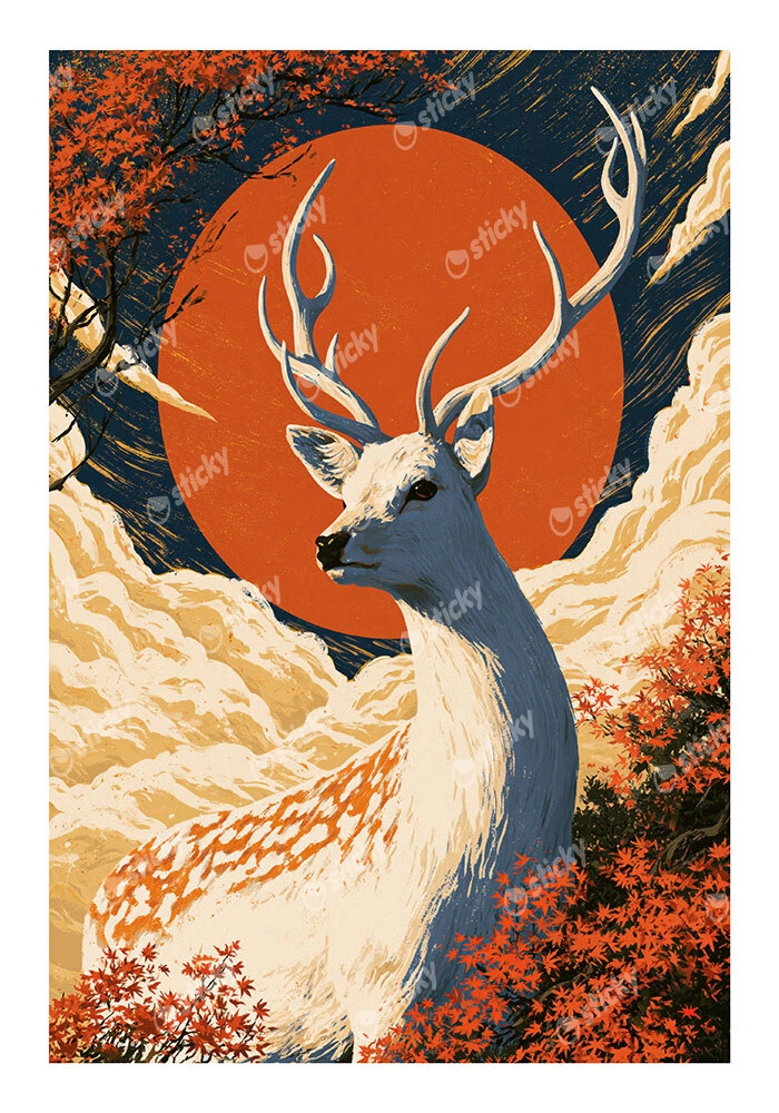 Poster JAPANESE DEER