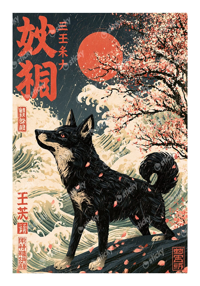 Poster JAPANESE DOG