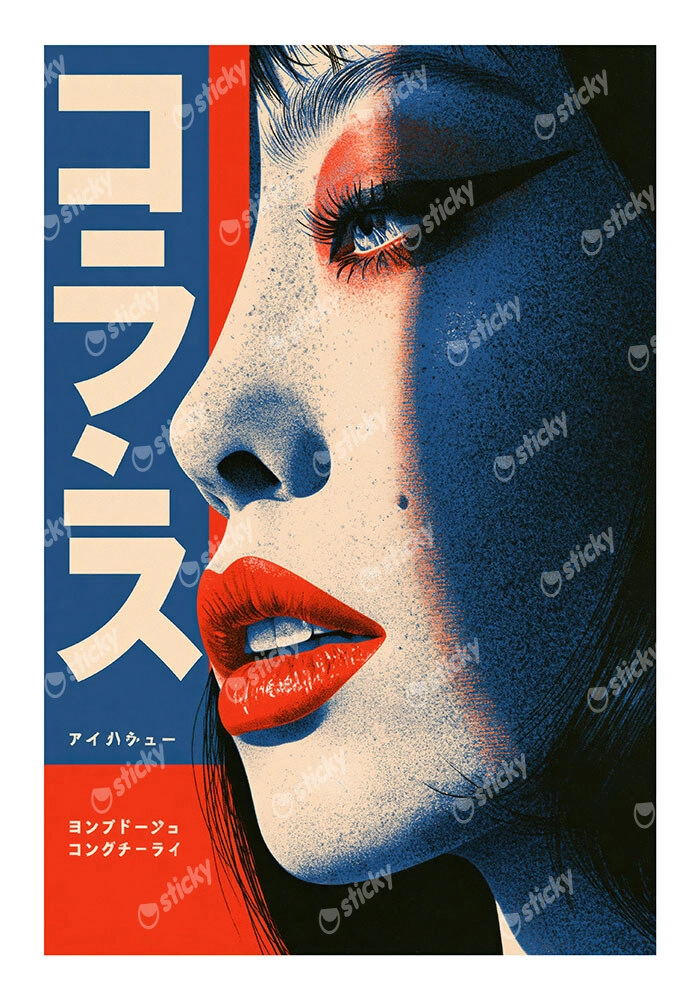 Poster JAPANESE FACE 3