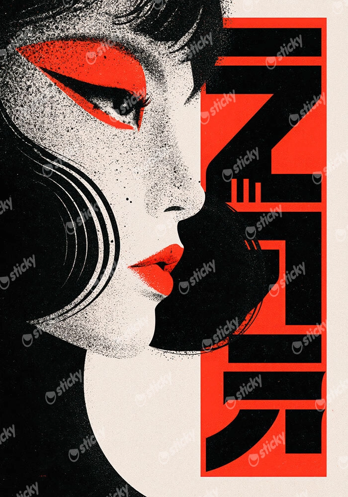 Poster JAPANESE FACE 10
