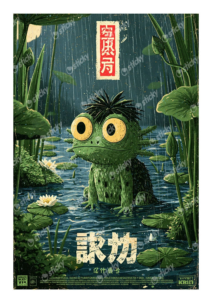 Poster JAPANESE FROG 2