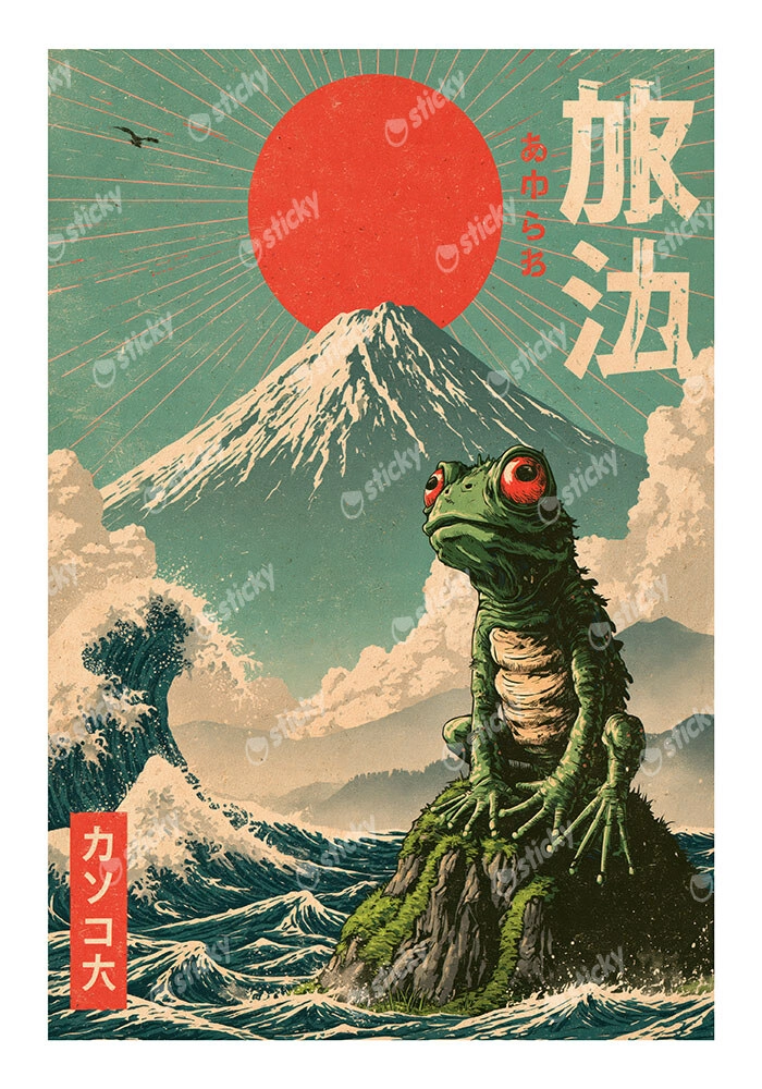 Poster JAPANESE FROG