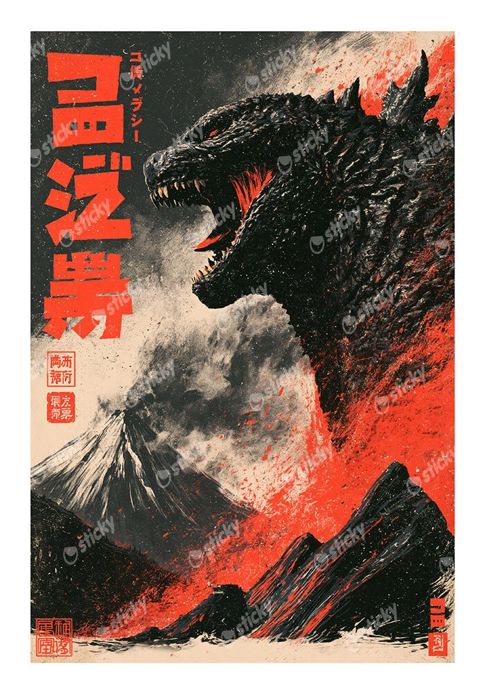 Poster JAPANESE GODZILLA 2