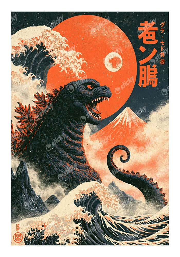 Poster JAPANESE GODZILLA 4