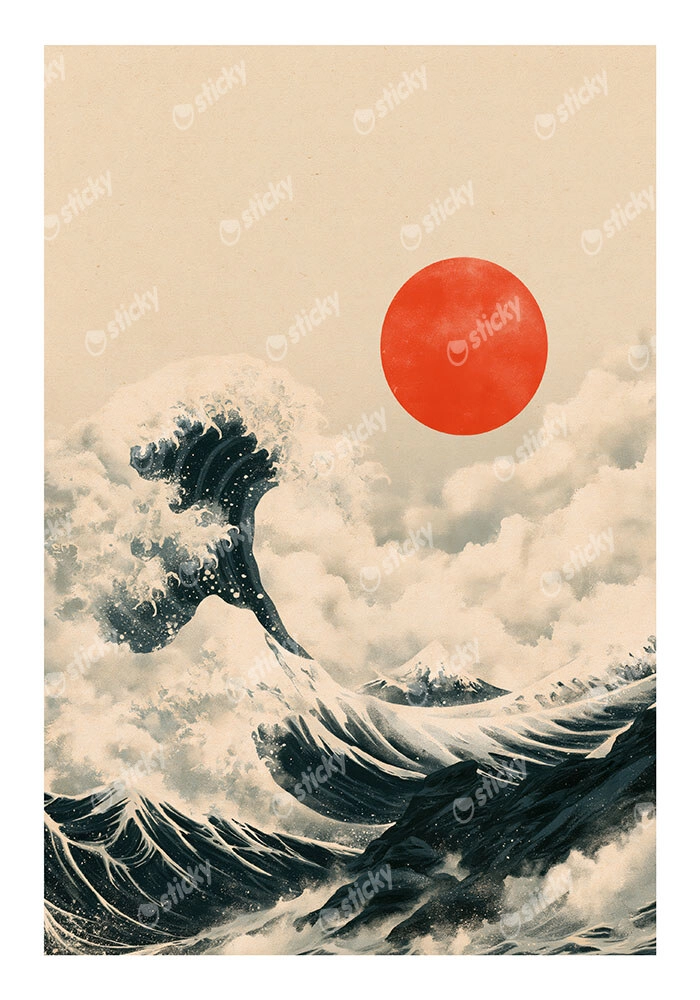 Poster JAPANESE GREAT WAVE 2