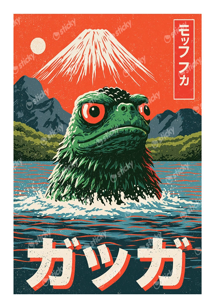 Poster JAPANESE KAIJU MONSTER 3