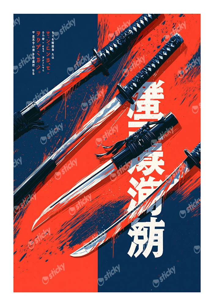 Poster JAPANESE KATANAS