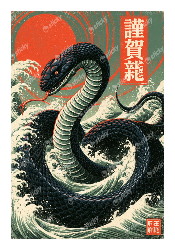 Poster JAPANESE SNAKE