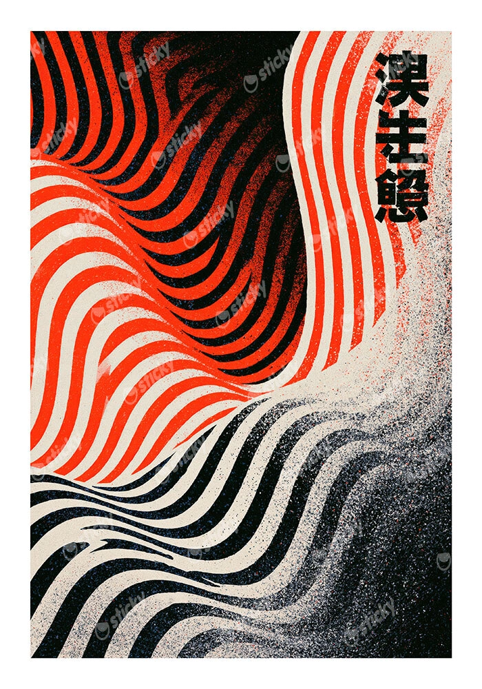Poster JAPANESE WAVES