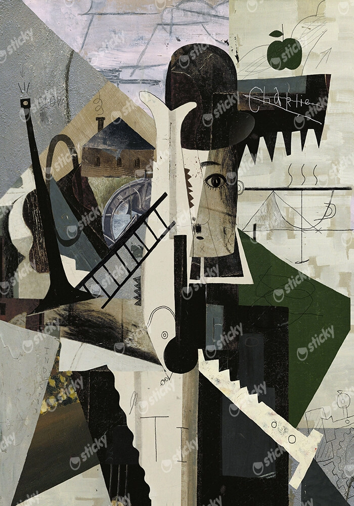 Πινακας σε καμβά ABSTRACT IMAGE OF CHARLIE