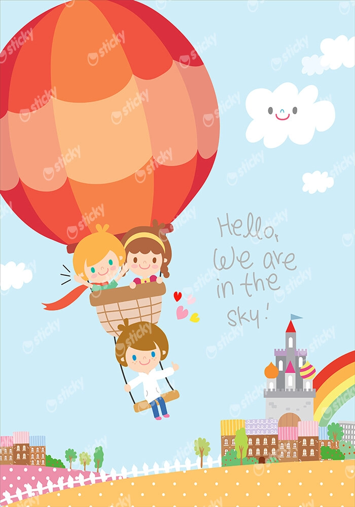 Πινακας σε καμβά BALLOONS KIDS