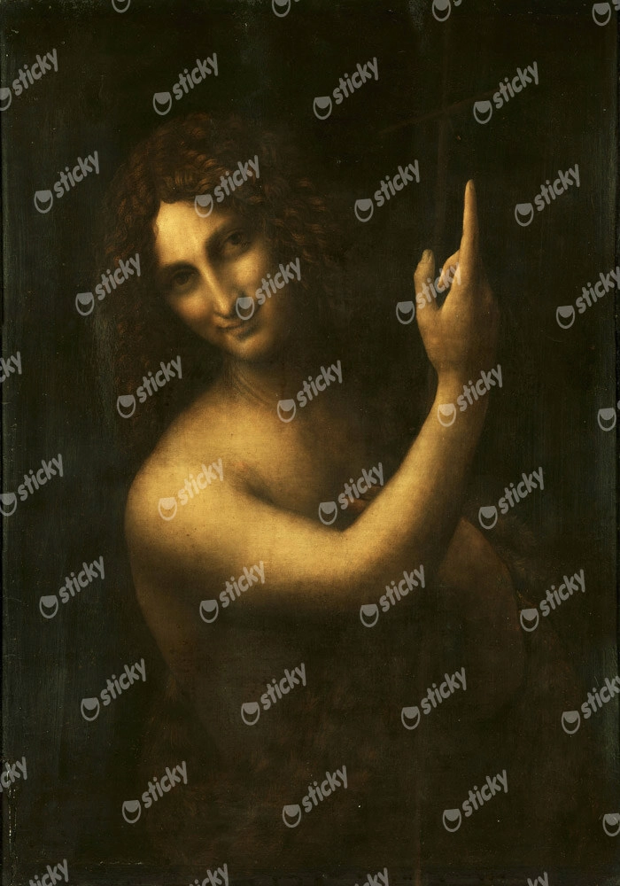 Πινακας σε καμβά DA VINCI - St. JOHN THE BAPTIST